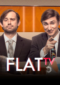 Flat TV poster