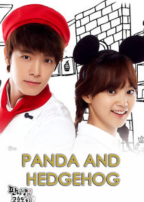 Panda and Hedgehog poster