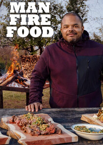 Man Fire Food poster