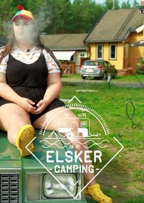 Ja, vi elsker camping poster