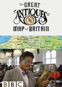 The Great Antiques Map of Britain poster
