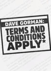 Dave Gorman: Terms and Conditions Apply poster