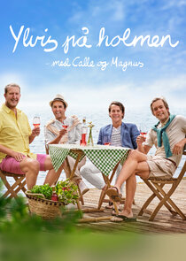 Ylvis på holmen med Calle og Magnus poster