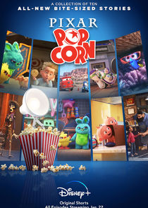 Pixar Popcorn poster