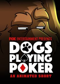 Dogs Playing Poker poster