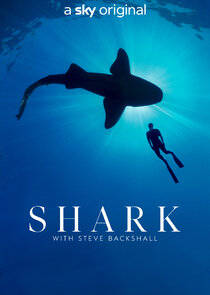 Shark with Steve Backshall poster