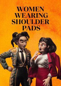 Women Wearing Shoulder Pads poster