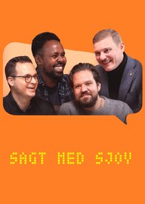 Sagt med sjov poster