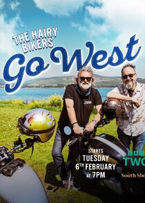 The Hairy Bikers Go West poster