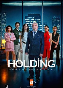 Holding poster