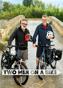 Two Men On A Bike poster