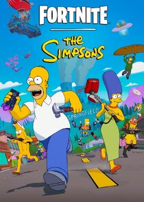 Fortnite x The Simpsons poster